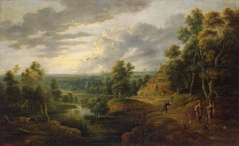 Landscape with Hunters